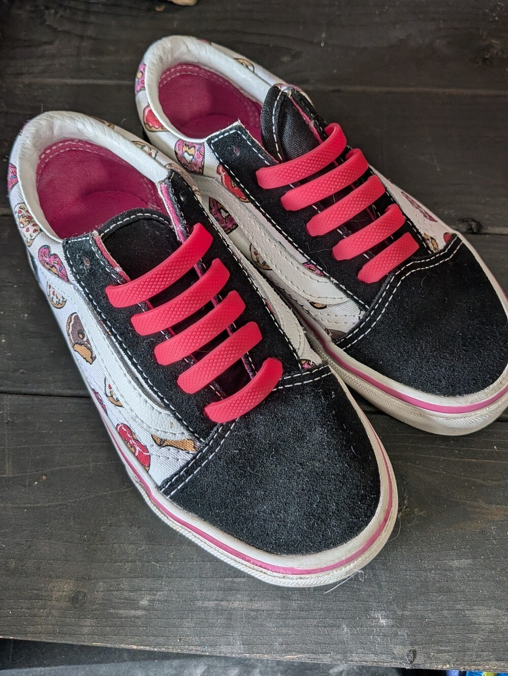 Kids Vans Old skool Donut Laceup Slip-ons